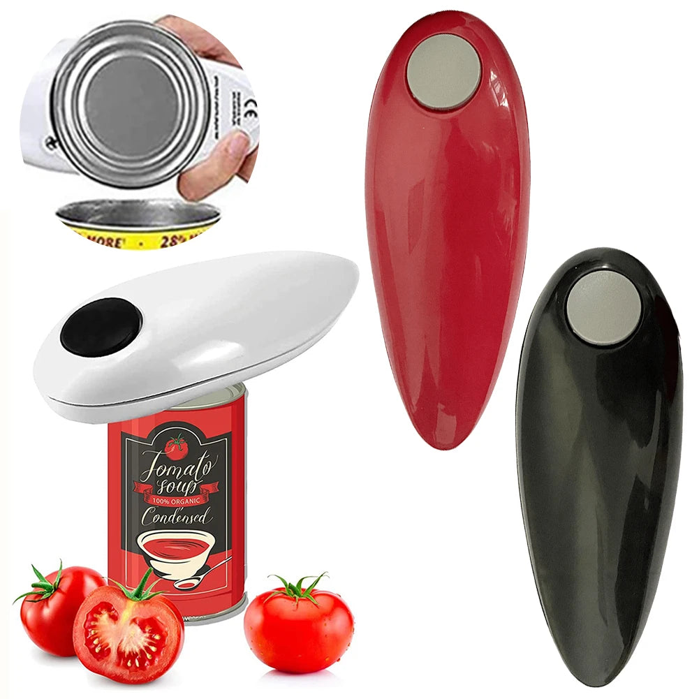 Hands-Free Electric Can & Jar Opener — Perfect for Seniors & Weak Hands