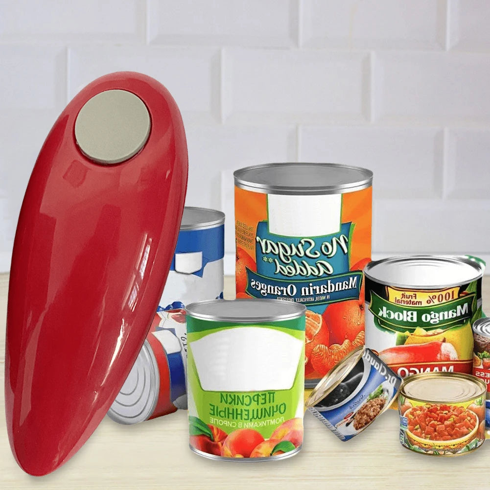 Hands-Free Electric Can & Jar Opener — Perfect for Seniors & Weak Hands