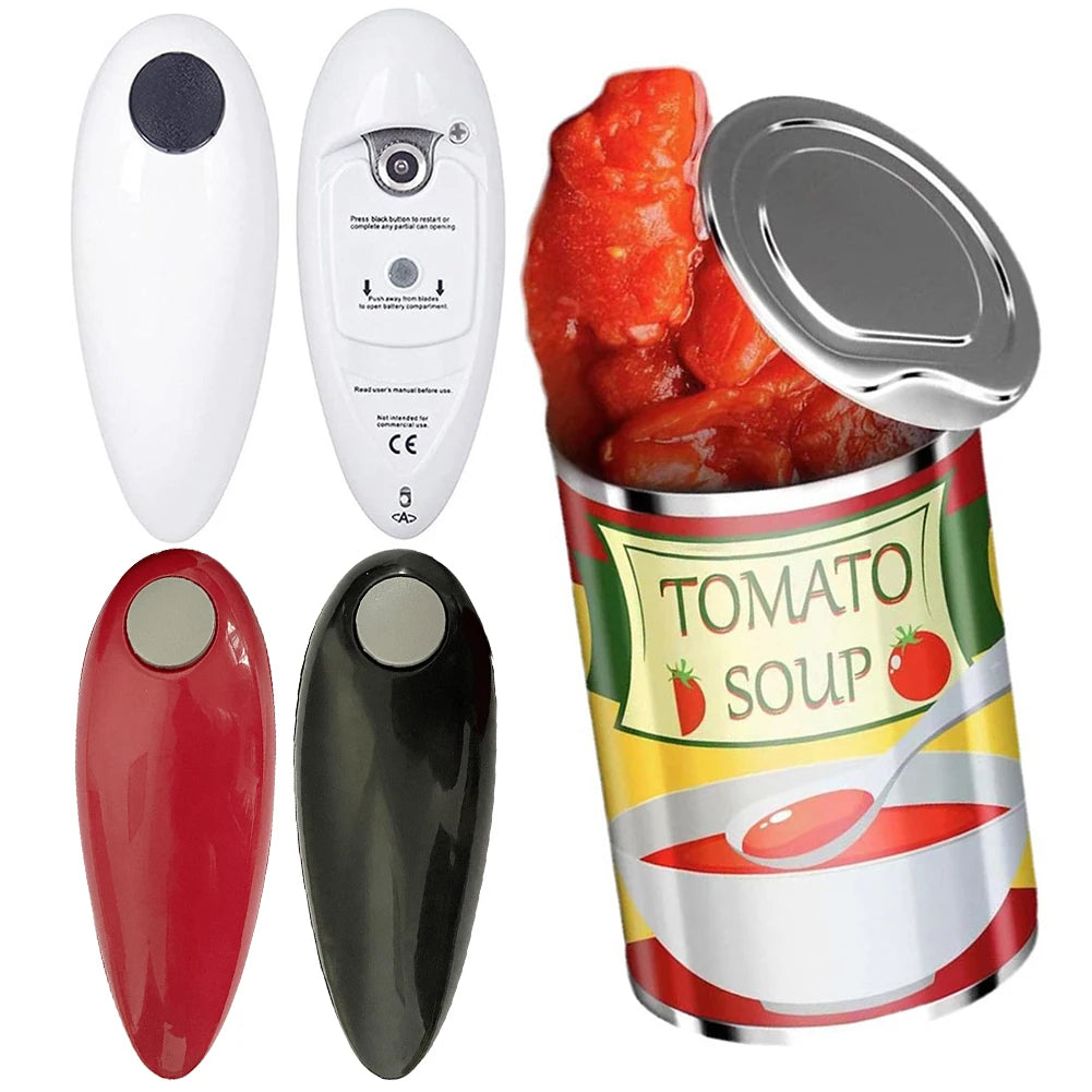 Hands-Free Electric Can & Jar Opener — Perfect for Seniors & Weak Hands